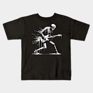 skeleton rock Kids T-Shirt